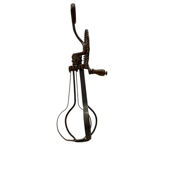 Vintage Primitive Hand Mixer Egg Beater Used - Picture 1 of 12